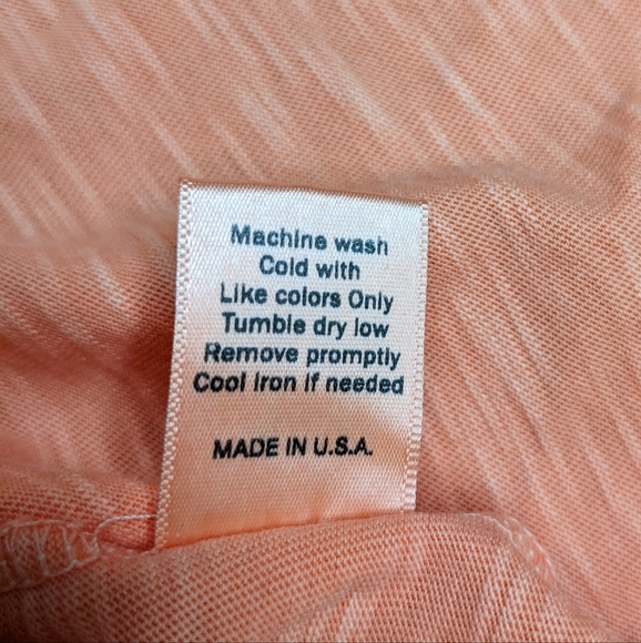 Goodlife Sun Faded Slub Scallop V-Neck T-Shirt Various New With Tags - Picture 5 of 6